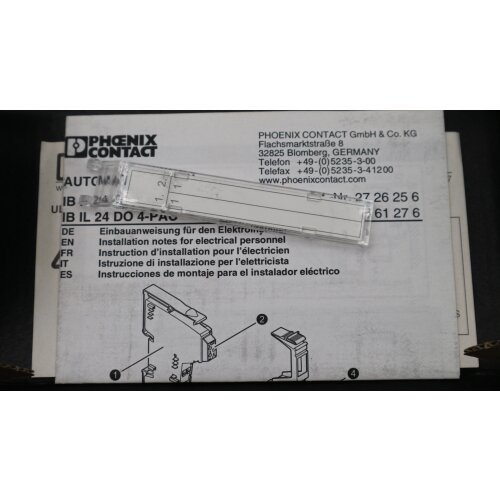 Phoenix Contact IB IL 24 DO 4 Nr. 2726256 Inline-Klemme Segmentmodul
