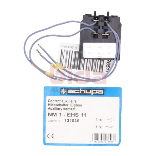 Schupa NM1-EHS 11 Hilfsschalter auxiliary contact Nr. 131036 Einbauschalter