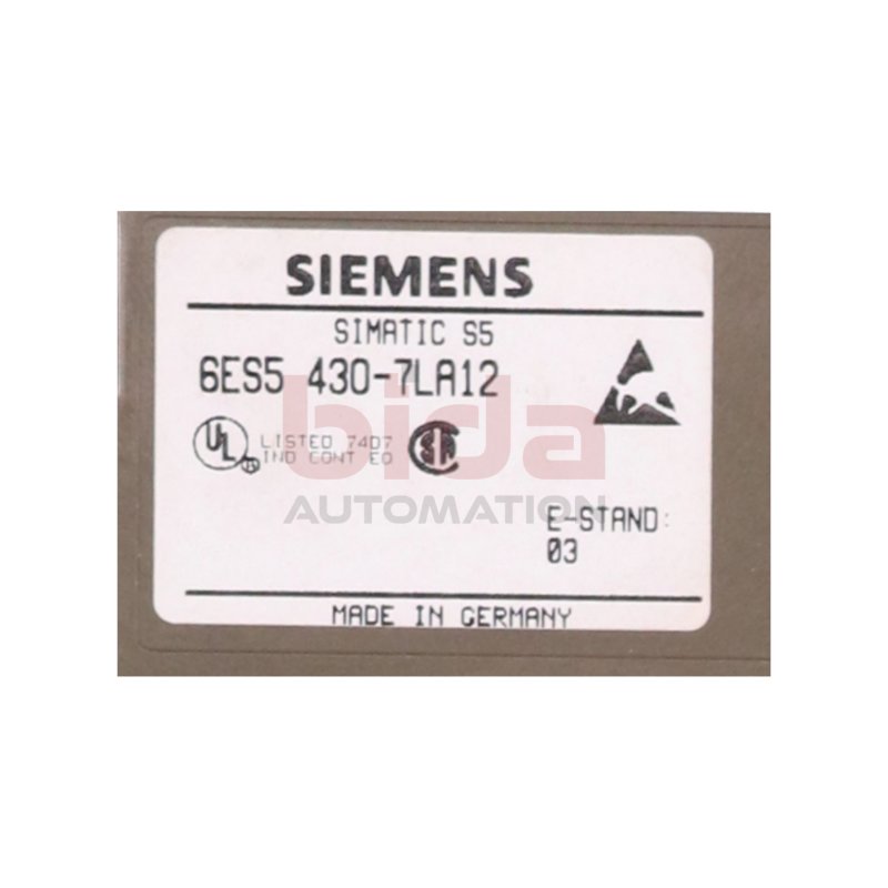 Siemens Simatic S5 6ES5 430-7LA12 Digitaleingabe digital input 32x24VDC