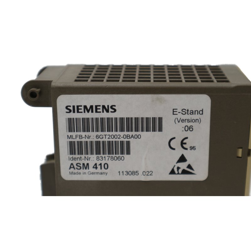 Siemens 6GT2002-0BA00 Anschaltmodul ASM 410 Anschaltung interface