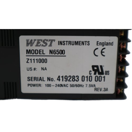 West Instruments N6500 Temperatur Steuerung controller Temperaturregler
