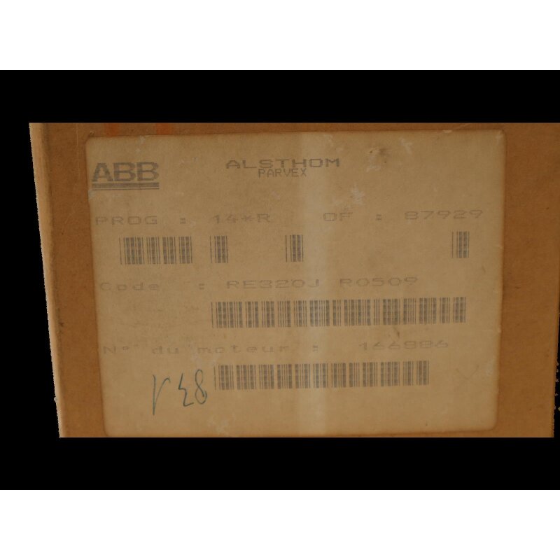 Alsthom RE320J R0509 Servomotor Motor 3000tr/min ABB BBC GEC Alstom