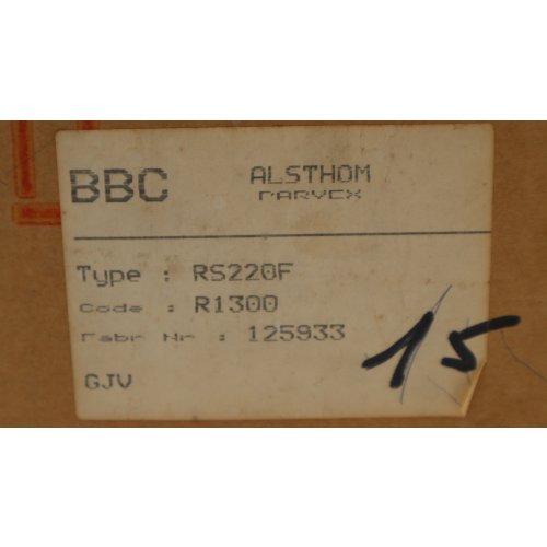 Alsthom RS220F R1300 Servomotor Motor 3000tr/min ABB BBC GEC Alstom