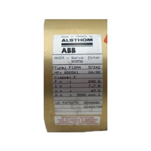 Alsthom F12M4 57342 Servomotor Motor 3000/min ABB BBC GEC...