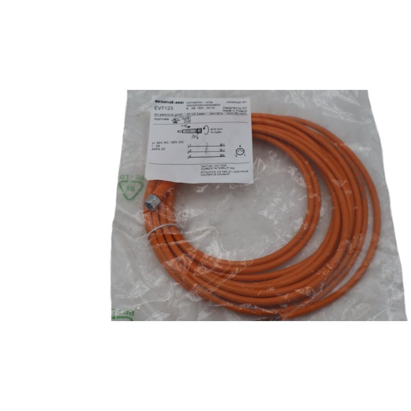 ifm electronic EVT123 Anschlusskabel mit Buchse connecting cable Kabeldose