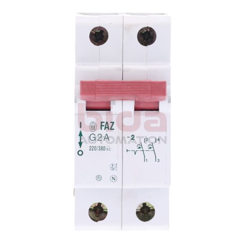 Kl&ouml;ckner Moeller FAZG 2-2 Flachautomat miniature circuit breaker Sch&uuml;tz G2A 2pol