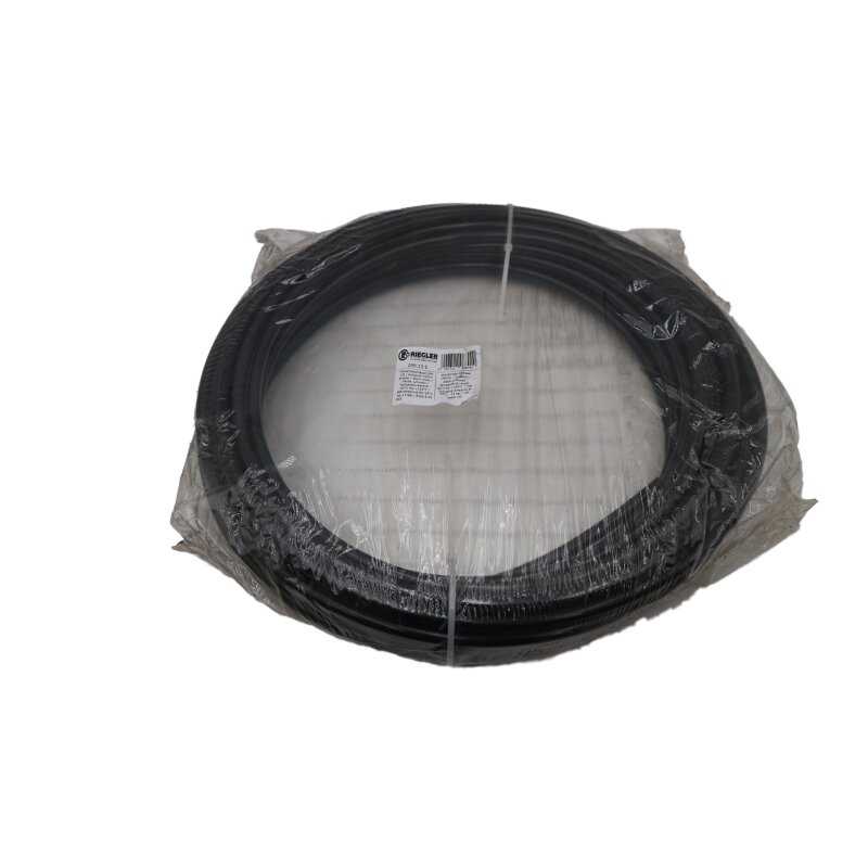 Riegler 259.13 S Schlauch Polyamid 25m 10x8mm natur tube schwarz