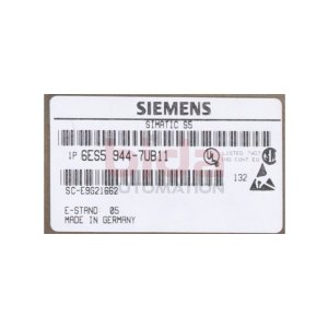 Siemens Simatic S5 6ES5 944-7UB11 Zentralbaugruppe...