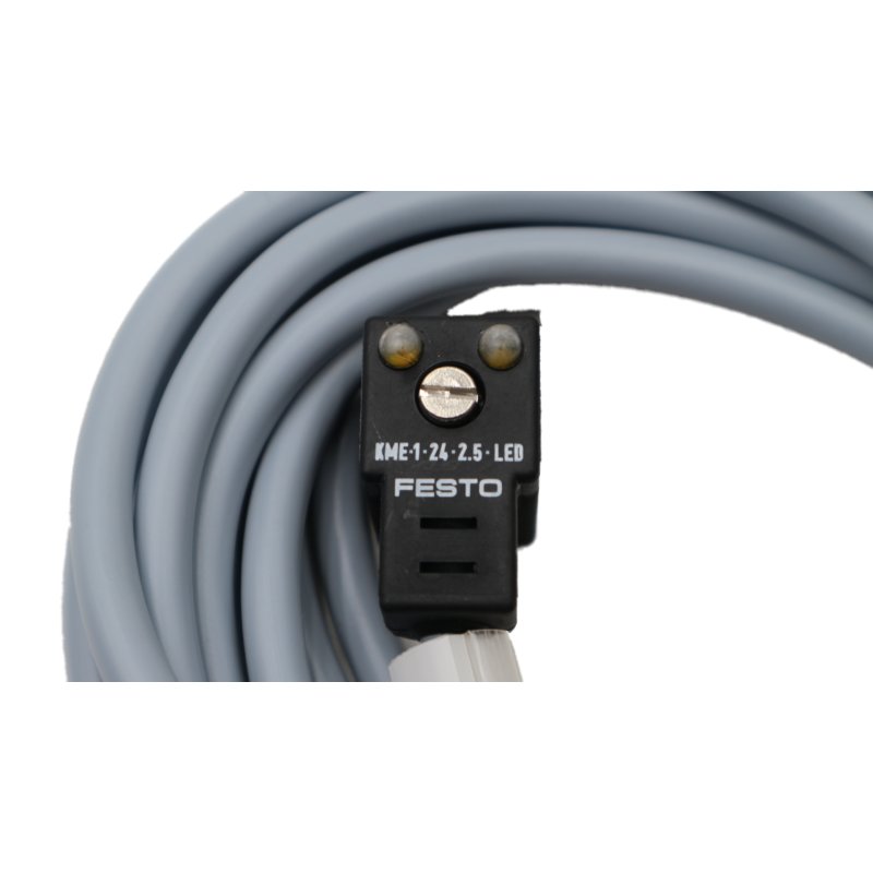 Festo KME-1-24-2,5-LED Steckdosenleitung Nr. 30943 outlet pipe Kabel cable