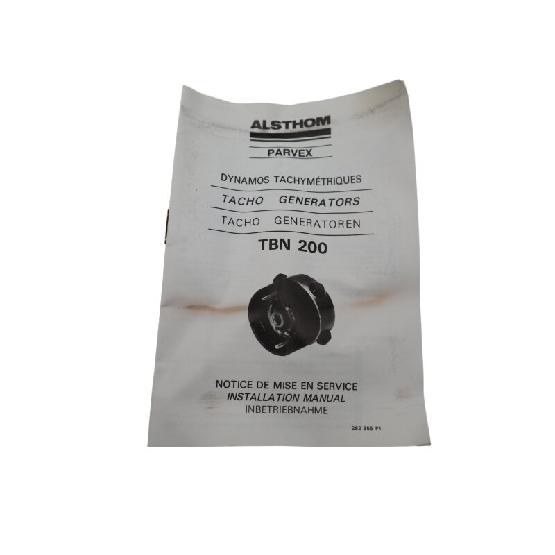Alsthom RS330E R0516 Servomotor Motor TBN206 3000tr/min ABB BBC Alstom
