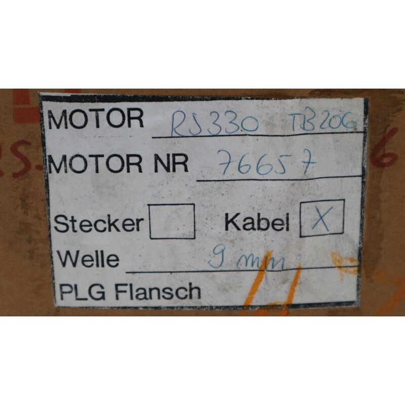 Alsthom RS330E R0516 Servomotor Motor TBN206 3000tr/min ABB BBC Alstom