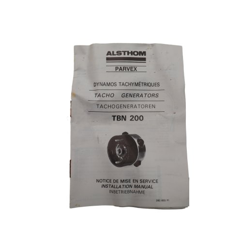 Alsthom RE330F R0509 Servomotor Motor TBN206 3000tr/min ABB BBC Alstom