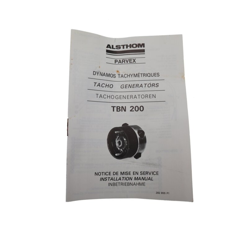 Alsthom RE320F R0510 Servomotor Motor TBN206 3000tr/min ABB BBC Alstom