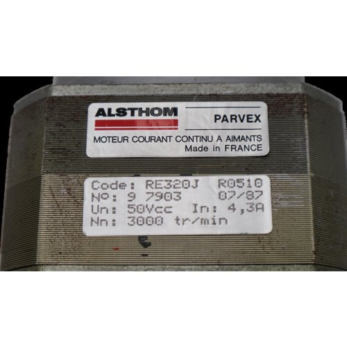 Alsthom RE320F R0510 Servomotor Motor TBN206 3000tr/min ABB BBC Alstom