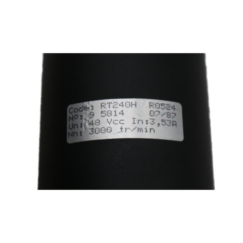 Alsthom RT240H R0524 Servomotor Motor TBN206 3000tr/min ABB BBC Alstom