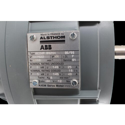 ABB Alsthom MC24P R0204 06/90 Vorschubmotor Ankerservomotor Servomotor 3 kW