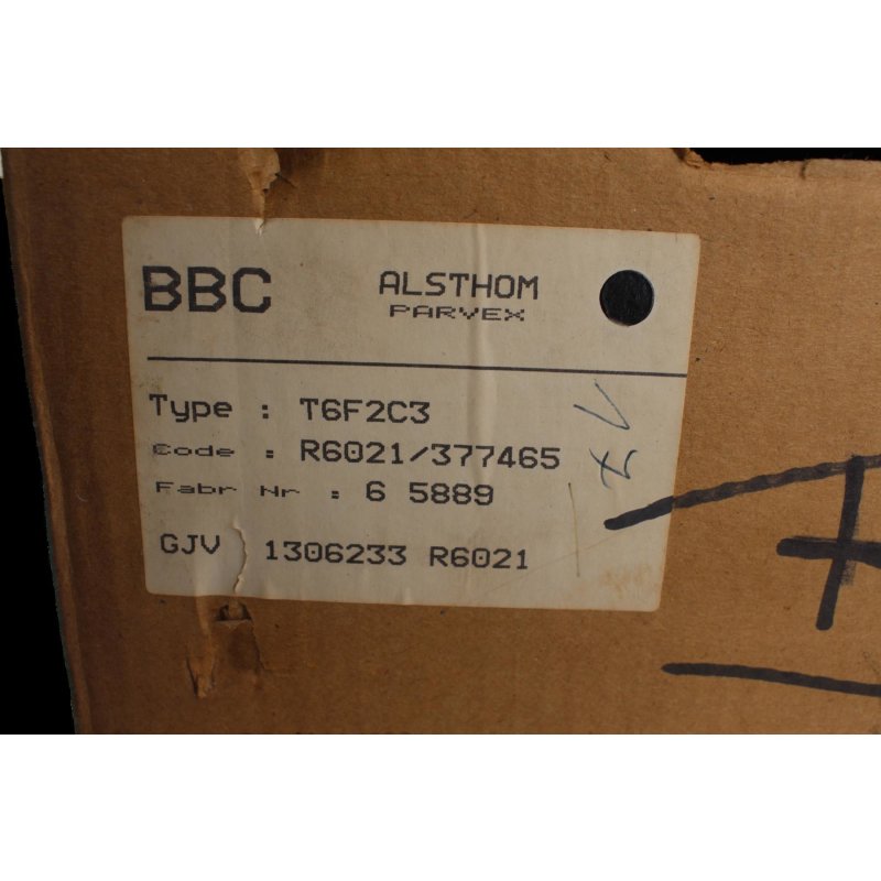 ABB BBC Alsthom T6F2C3 R6021 Gleichstrommotor Gleichstromservomotor Servomotor Tacho Bremse