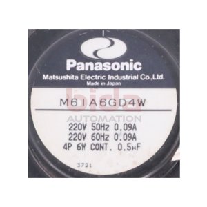 Panasonic M6GA7.5B Getriebemotor M61A6GD4W induction motor