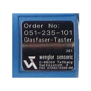 Wenglor 051-235-101 Lichtleitkabel optical cable...