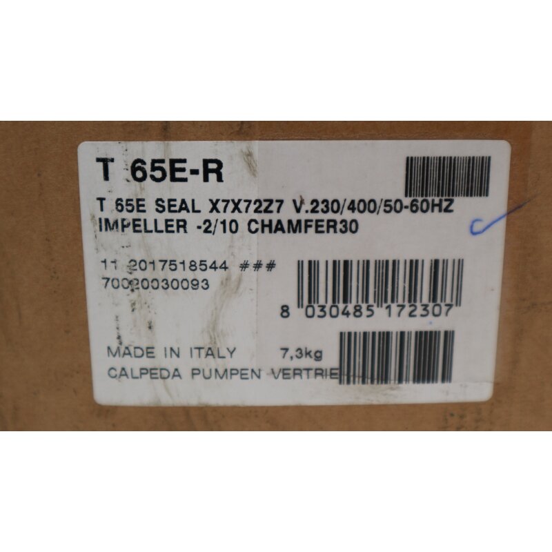 Calpeda T65E-R Pumpe Peripheralpumpe Zahnradpumpe peripheral pump