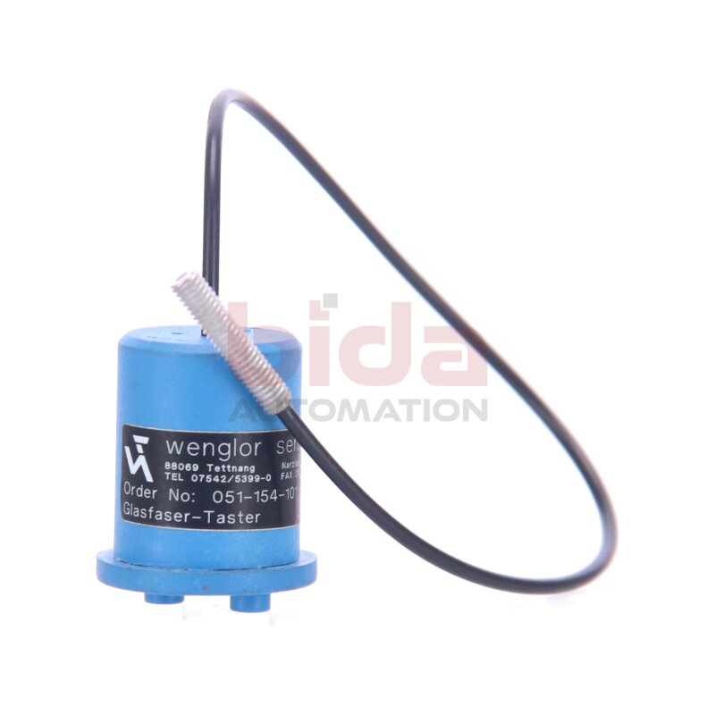 Wenglor 051-154-101 Lichtleitkabel optical cable Glasfaser-Taster button