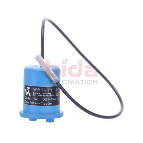 Wenglor 051-154-101 Lichtleitkabel optical cable Glasfaser-Taster button