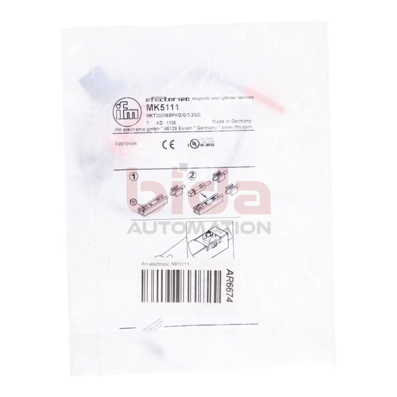 ifm electronic MK5111 T-Nut-Zylindersensor MKT3028BBPKG/G/0,3/US Sensor
