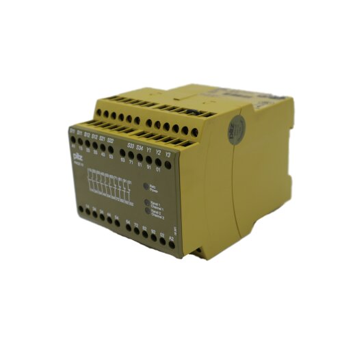 Pilz PNOZ 10 Not-Aus Schaltger&auml;t Nr. 774009 24VDC 6n/o 4n/c emergency stop