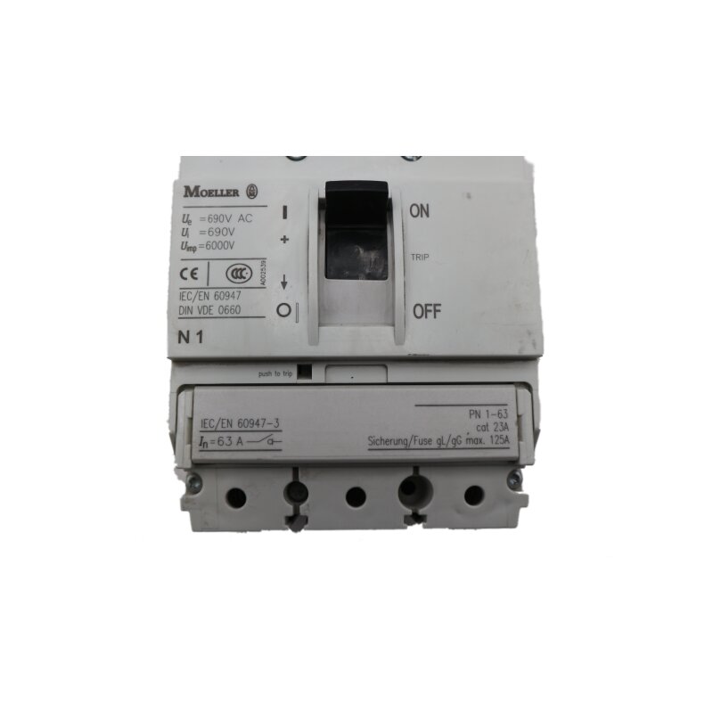 Kl&ouml;ckner Moeller N1 Sch&uuml;tz Leistungssch&uuml;tz contactor relay 63A 690V
