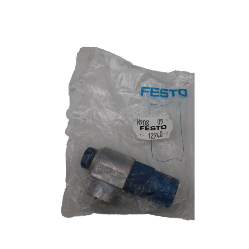 Festo HGL-3/8 Drosselr&uuml;ckschlagventil Nr. 12940 speed regulator valve Ventil