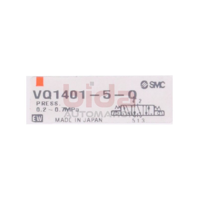 SMC VQ1401-5-Q Magnetventil solenoid valve 3 position plug-in
