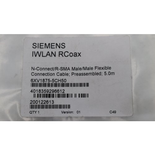 Siemens 6XV1875-5CH50 Verbindungsleitung IWLAN RCoax 5m Kabel cable