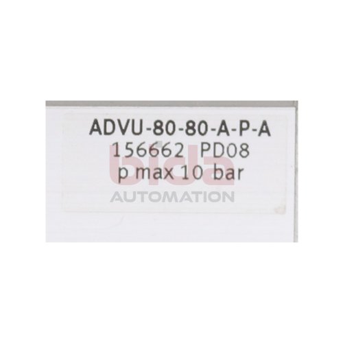 Festo ADVU-80-80-A-P-A Zylinder Pneumatikzylinder 156662 PD08 p max 10 bar