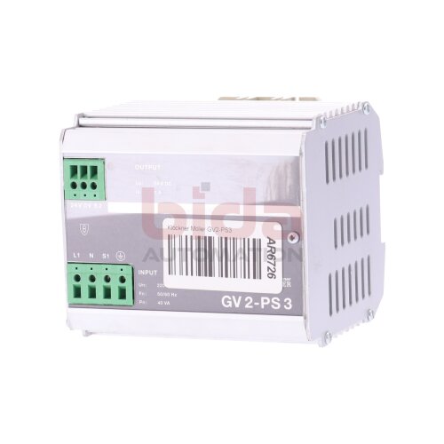 Moeller GV2-PS3 Stromversorgung Power Supply 24 V / 220 V 40 VA 50/60&acute;Hz