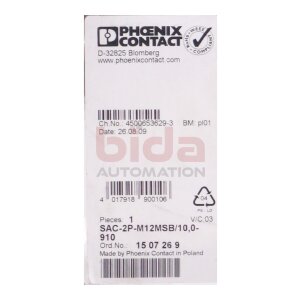 Phoenix Contact 1507269 Sensor-Aktor-Kabel 10m...