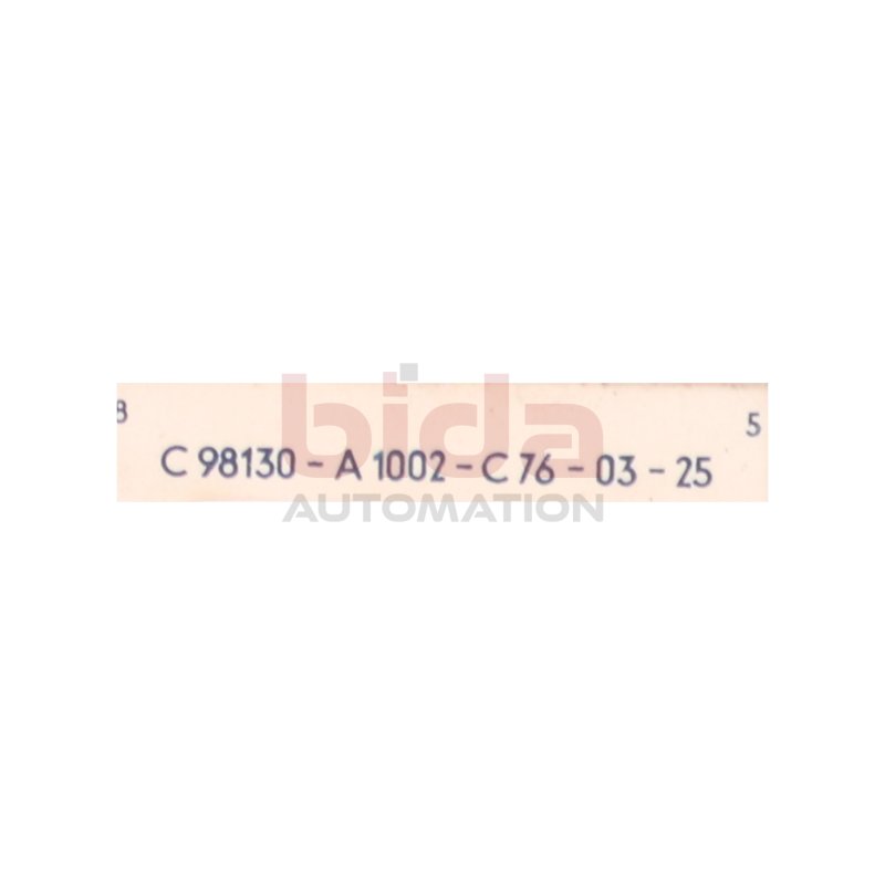 Siemens C98043-A1045-L3-12 Simoreg Board Platine Interface Karte card