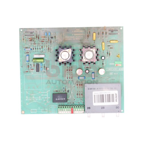 Siemens C98043-A1001-L510 Simoreg Board Platine Interface Karte card