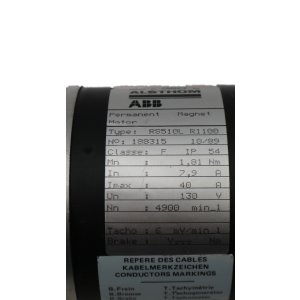 Alsthom RS510L R1100 Servomotor Motor 4900r/min ABB BBC...