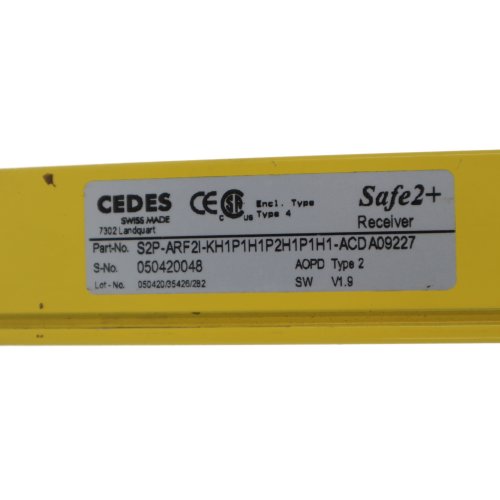 Cedes S2P-ARF2I-KH1P1H1P2H1P1H1-ACDA09227 Safe2+ Receiver Lichtschranke barrier
