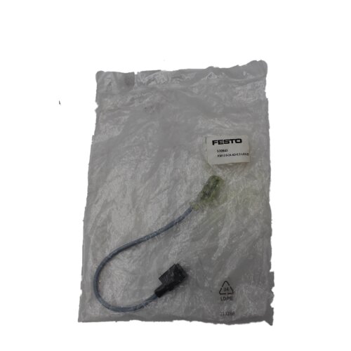Festo 530942 Steckdosenleitung KMZY-9-24-AD-0,2-LED-B Steckdose mit Kabel