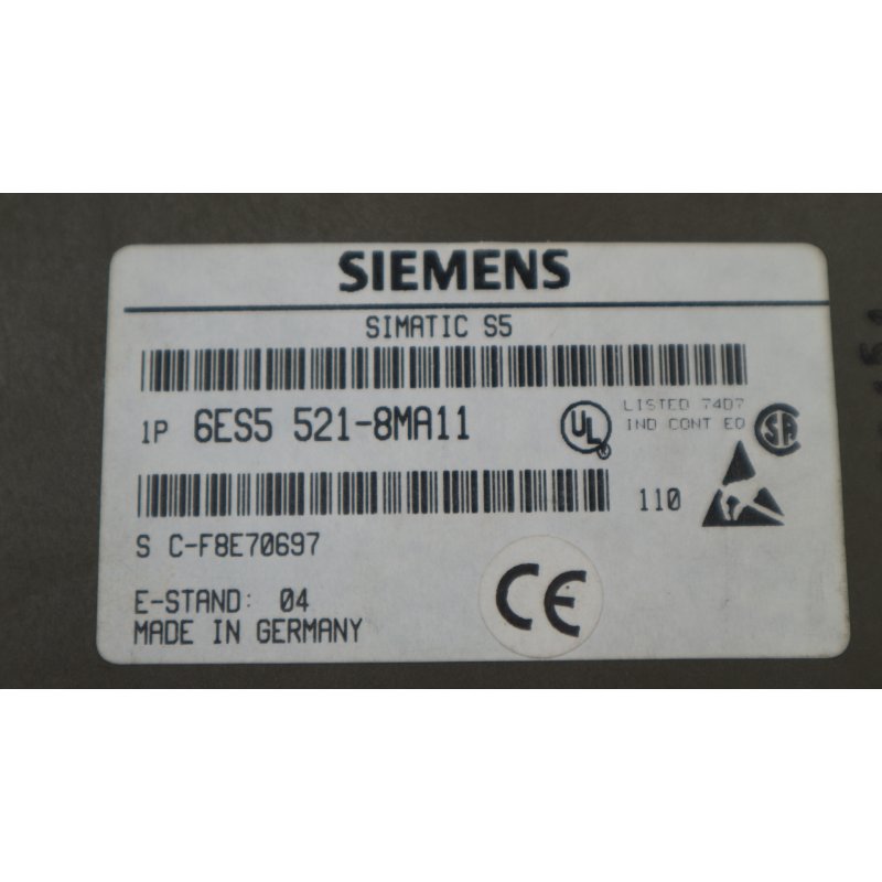 Siemens Simatic S5 6ES5 521-8MA11 CP521 Printer Interface Druckerschnittstelle