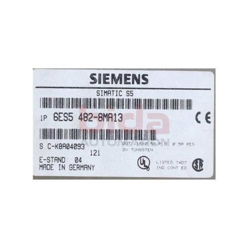 Siemens Simatic S5 6ES5 482-8MA13 Digitalein-/ausgabe digital input / output