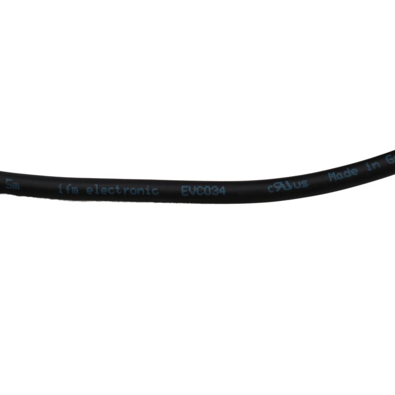 ifm electronic EVC034 Kabel 5m Verbindungskabel connecting cable M12 Stecker