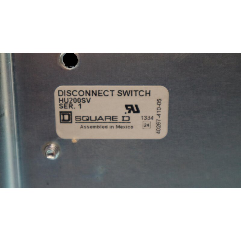 Square D LR44199 Trennschalter disconnect switch 200AMP 600V Ser. B