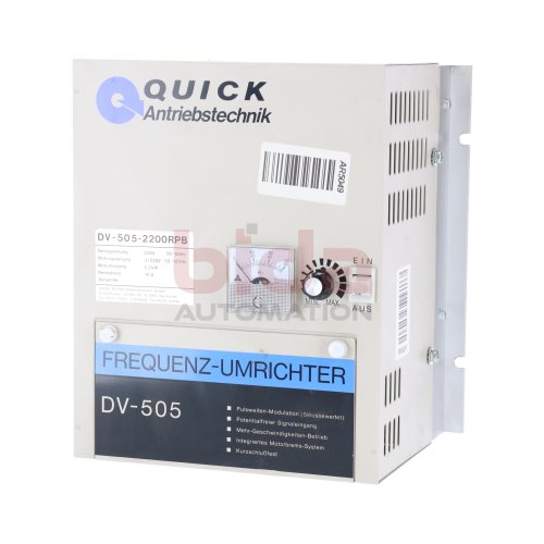 Quick Rotan DV-505-2200RPB Frequenzumrichter 220V 10A 2,2kW