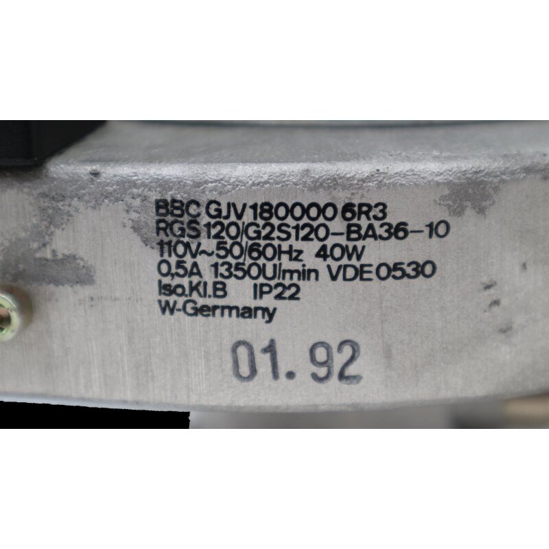 BBC GJV180000 6R3 Turbolader Turbo RGS120 G2S120-BA36-10 turbocharger