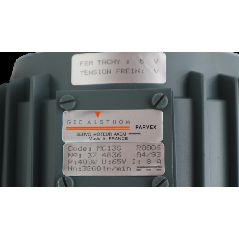 GEC Alsthom MC13S R0006 Axem Motor Servomotor ABB BBC Alstom