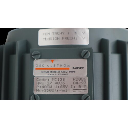GEC Alsthom MC13S R0006 Axem Motor Servomotor ABB BBC Alstom