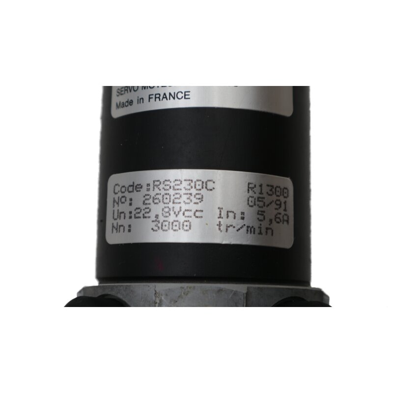 Alsthom RS230C R1300 Servomotor Motor TBN206 3000tr/min ABB BBC Alstom