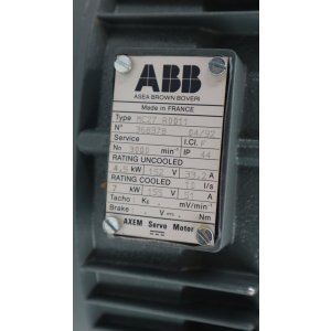 ABB MC27 R0011 Axem Motor Servomotor 4,5kW Alsthom BBC...